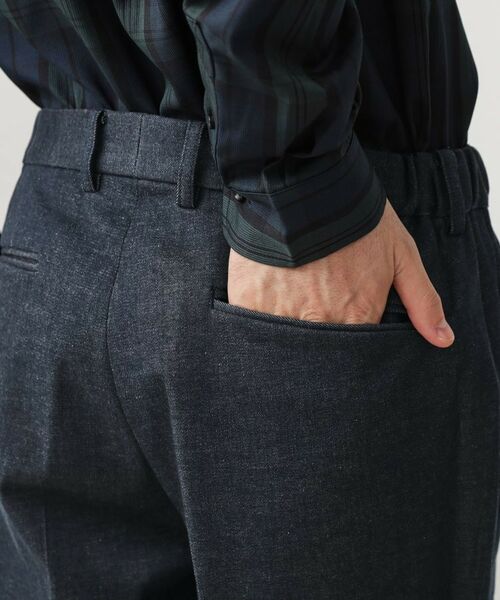 THE SHOP TK / ザ ショップ ティーケー パンツ | エバーデニムスラックス【色落ちしにくい/洗濯機OK/ストレッチ/セットアップ可】 | 詳細15