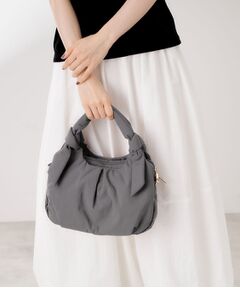 THE SHOP TK / ザ ショップ ティーケー ショルダーバッグ | ロゴショルダー付きナイロンミニボストン