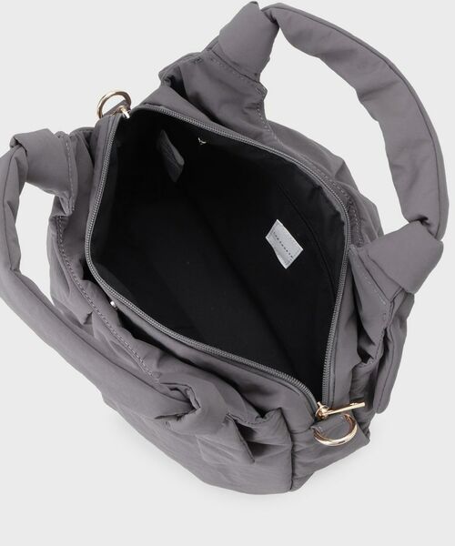 THE SHOP TK / ザ ショップ ティーケー ショルダーバッグ | ロゴショルダー付きナイロンミニボストン | 詳細13