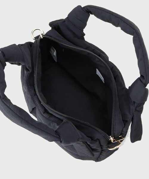 THE SHOP TK / ザ ショップ ティーケー ショルダーバッグ | ロゴショルダー付きナイロンミニボストン | 詳細14