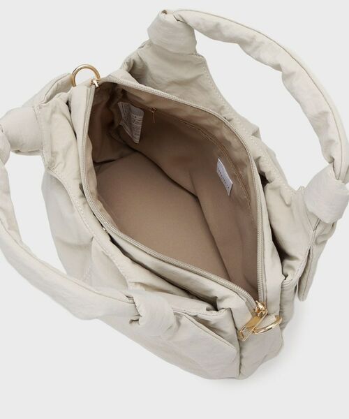 THE SHOP TK / ザ ショップ ティーケー ショルダーバッグ | ロゴショルダー付きナイロンミニボストン | 詳細15