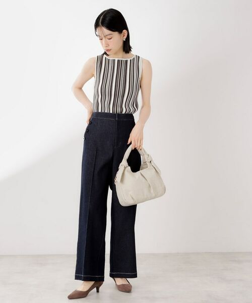 THE SHOP TK / ザ ショップ ティーケー ショルダーバッグ | ロゴショルダー付きナイロンミニボストン | 詳細4