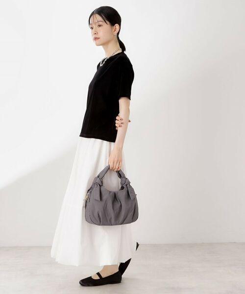 THE SHOP TK / ザ ショップ ティーケー ショルダーバッグ | ロゴショルダー付きナイロンミニボストン | 詳細6