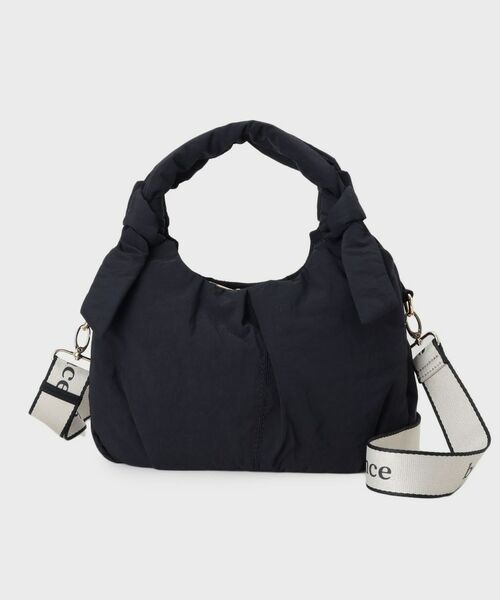 THE SHOP TK / ザ ショップ ティーケー ショルダーバッグ | ロゴショルダー付きナイロンミニボストン | 詳細7