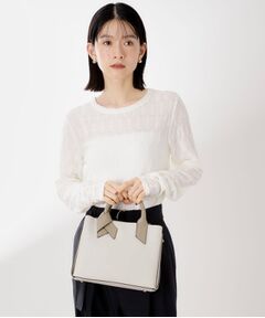 THE SHOP TK / ザ ショップ ティーケー ショルダーバッグ | バイカラー合皮ショルダーバッグ