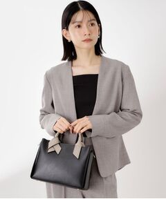 THE SHOP TK / ザ ショップ ティーケー ショルダーバッグ | バイカラー合皮ショルダーバッグ