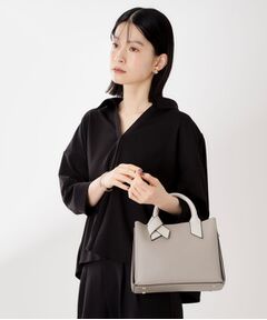 THE SHOP TK / ザ ショップ ティーケー ショルダーバッグ | バイカラー合皮ショルダーバッグ