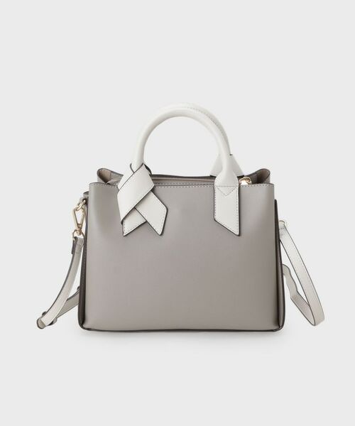 THE SHOP TK / ザ ショップ ティーケー ショルダーバッグ | バイカラー合皮ショルダーバッグ | 詳細10