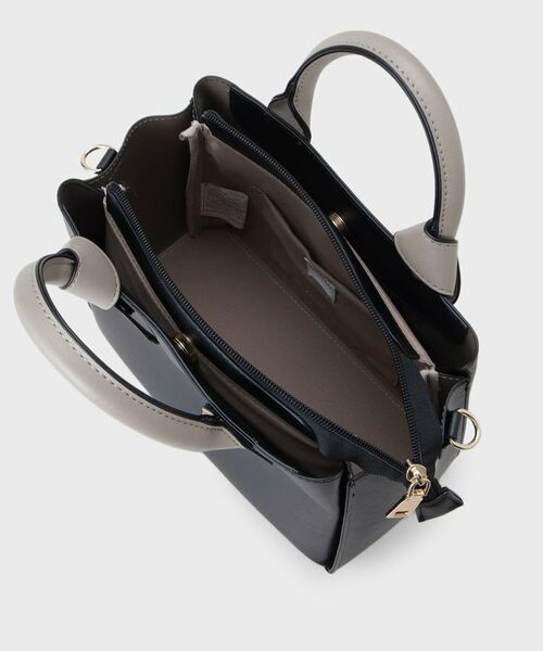 THE SHOP TK / ザ ショップ ティーケー ショルダーバッグ | バイカラー合皮ショルダーバッグ | 詳細14