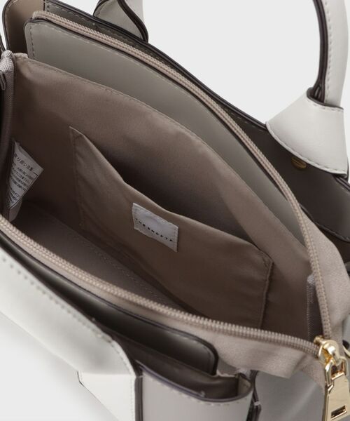 THE SHOP TK / ザ ショップ ティーケー ショルダーバッグ | バイカラー合皮ショルダーバッグ | 詳細16