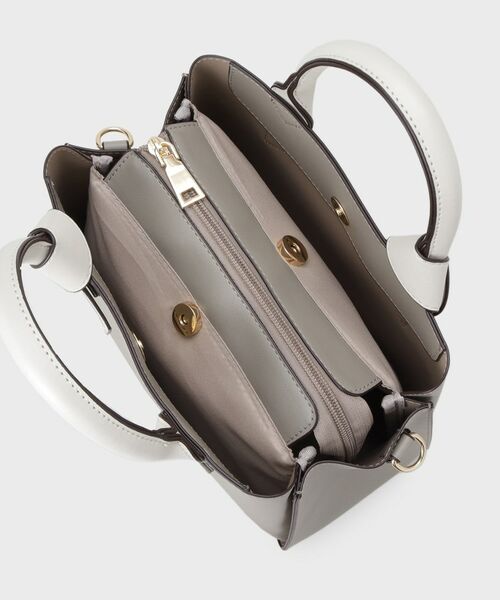 THE SHOP TK / ザ ショップ ティーケー ショルダーバッグ | バイカラー合皮ショルダーバッグ | 詳細19