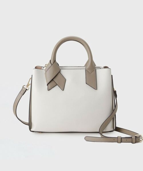 THE SHOP TK / ザ ショップ ティーケー ショルダーバッグ | バイカラー合皮ショルダーバッグ | 詳細6