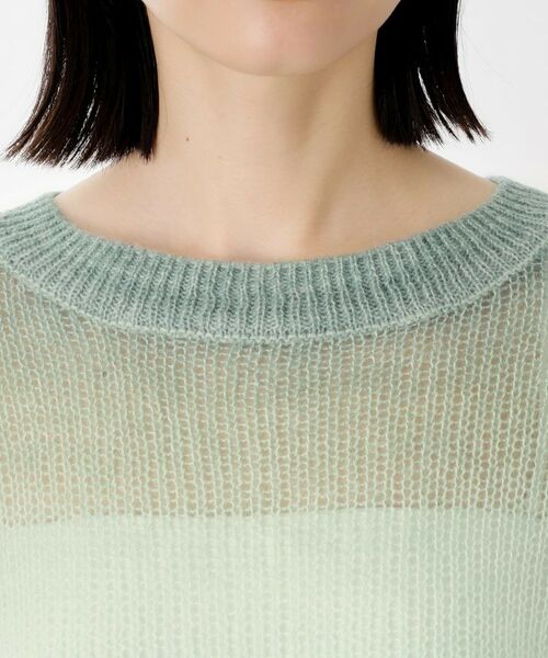 THE SHOP TK / ザ ショップ ティーケー ニット・セーター | スペースダイ透かし編みニット | 詳細16