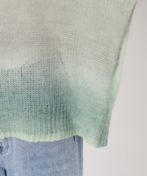 THE SHOP TK / ザ ショップ ティーケー ニット・セーター | スペースダイ透かし編みニット | 詳細18