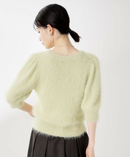 THE SHOP TK / ザ ショップ ティーケー ニット・セーター | 【大人の魅力引き出す】5分袖フェザーニット/洗える | 詳細15