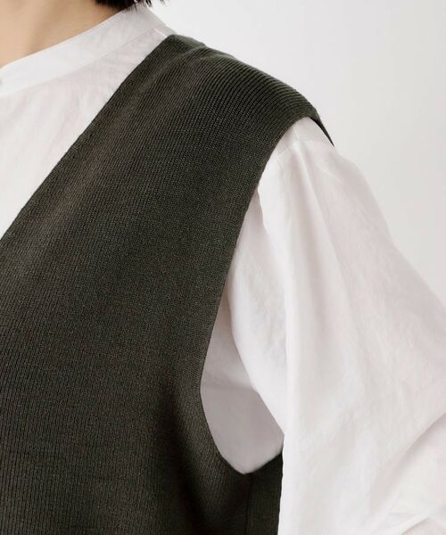 THE SHOP TK / ザ ショップ ティーケー シャツ・ブラウス | 【着るだけでコーディネートが決まる】ニットベスト＆ブラウスセット/洗濯機OK | 詳細28