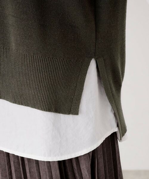 THE SHOP TK / ザ ショップ ティーケー シャツ・ブラウス | 【着るだけでコーディネートが決まる】ニットベスト＆ブラウスセット/洗濯機OK | 詳細29