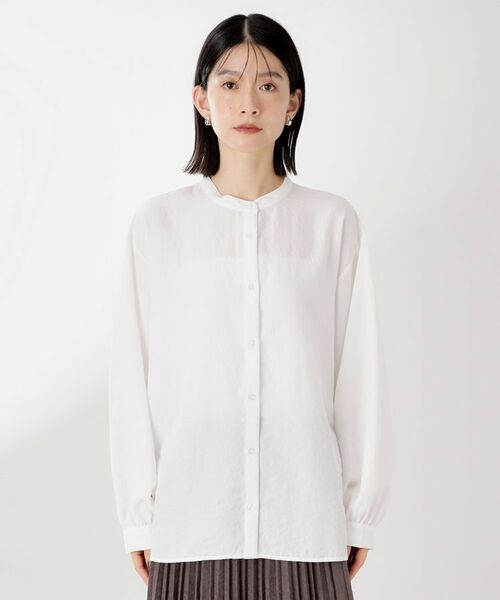 THE SHOP TK / ザ ショップ ティーケー シャツ・ブラウス | 【着るだけでコーディネートが決まる】ニットベスト＆ブラウスセット/洗濯機OK | 詳細30