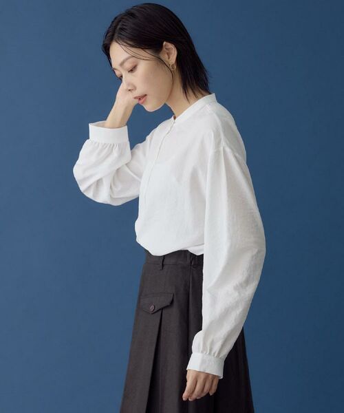 THE SHOP TK / ザ ショップ ティーケー シャツ・ブラウス | 【着るだけでコーディネートが決まる】ニットベスト＆ブラウスセット/洗濯機OK | 詳細8