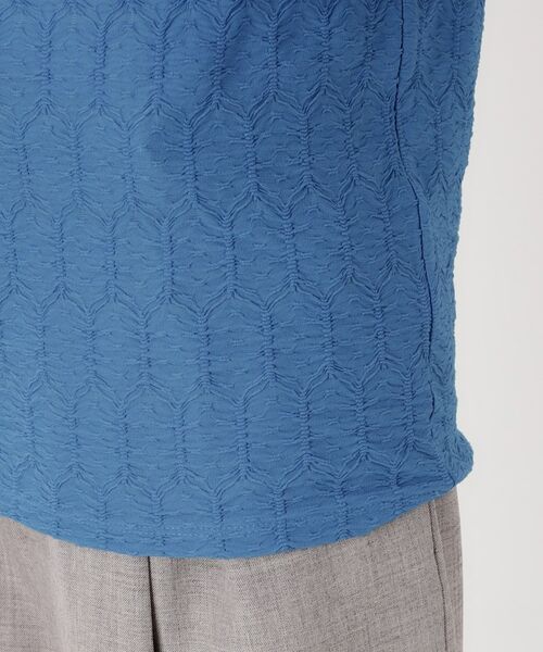 THE SHOP TK / ザ ショップ ティーケー カットソー | ウェーブシアー袖クシュプルオーバー【洗濯機OK】 | 詳細21