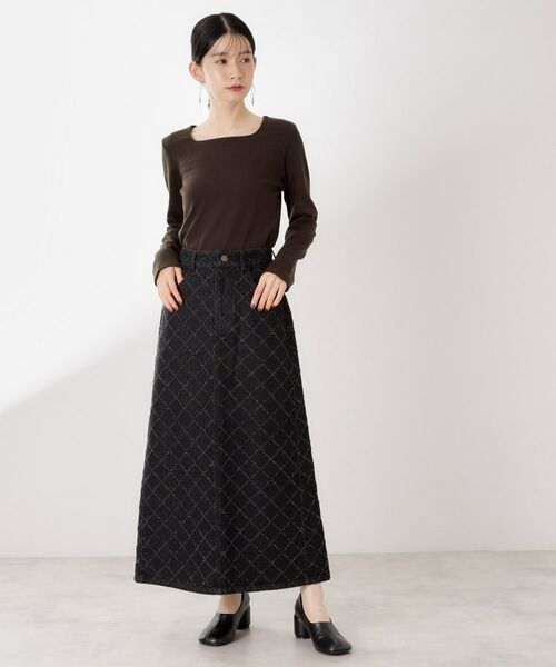 THE SHOP TK / ザ ショップ ティーケー カットソー | スクエアネックカットソー【洗濯機OK】 | 詳細11