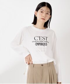 THE SHOP TK / ザ ショップ ティーケー Tシャツ | ロゴアソート長袖Tシャツ【アンチピリング/UVカット/洗濯機OK】