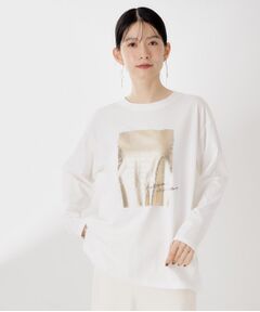 THE SHOP TK / ザ ショップ ティーケー Tシャツ | ロゴアソート長袖Tシャツ【アンチピリング/UVカット/洗濯機OK】