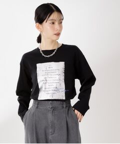 THE SHOP TK / ザ ショップ ティーケー Tシャツ | ロゴアソート長袖Tシャツ【アンチピリング/UVカット/洗濯機OK】