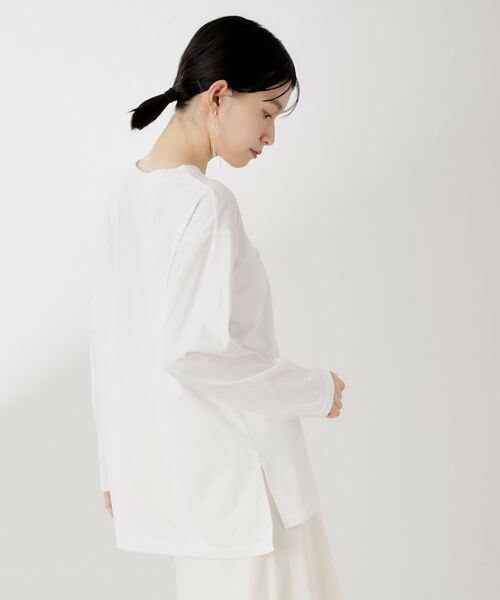 THE SHOP TK / ザ ショップ ティーケー Tシャツ | ロゴアソート長袖Tシャツ【アンチピリング/UVカット/洗濯機OK】 | 詳細10