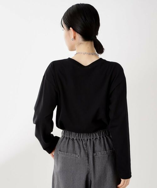 THE SHOP TK / ザ ショップ ティーケー Tシャツ | ロゴアソート長袖Tシャツ【アンチピリング/UVカット/洗濯機OK】 | 詳細14