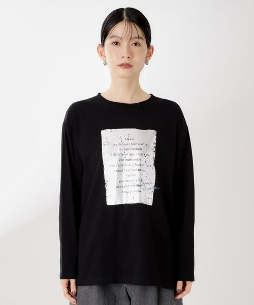 THE SHOP TK / ザ ショップ ティーケー Tシャツ | ロゴアソート長袖Tシャツ【アンチピリング/UVカット/洗濯機OK】 | 詳細17
