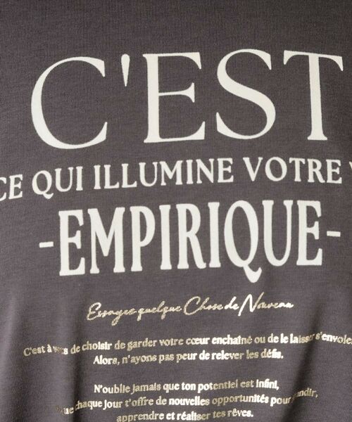 THE SHOP TK / ザ ショップ ティーケー Tシャツ | ロゴアソート長袖Tシャツ【アンチピリング/UVカット/洗濯機OK】 | 詳細8