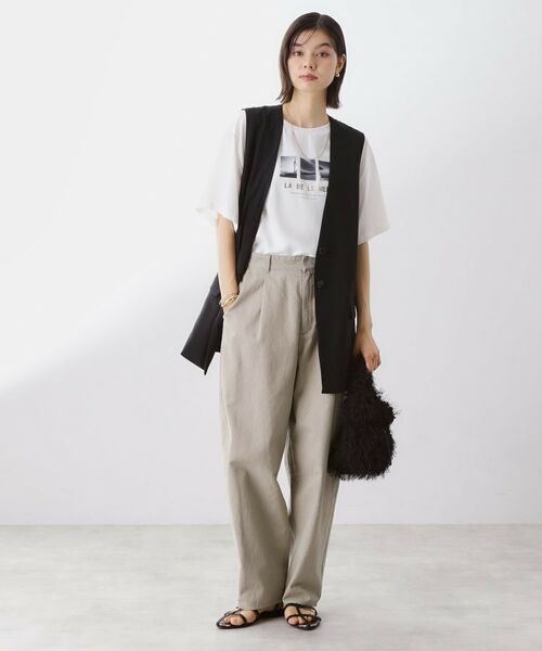 THE SHOP TK / ザ ショップ ティーケー ベスト | ノーカラージレ【セットアップ可/洗濯機OK】 | 詳細22