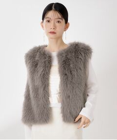 THE SHOP TK / ザ ショップ ティーケー ベスト | フェイクファーベスト