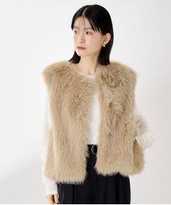 THE SHOP TK / ザ ショップ ティーケー ベスト | フェイクファーベスト
