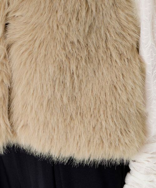 THE SHOP TK / ザ ショップ ティーケー ベスト | フェイクファーベスト | 詳細23