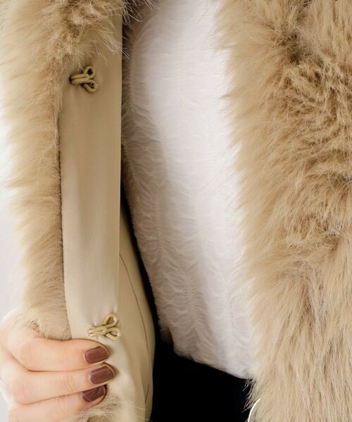 THE SHOP TK / ザ ショップ ティーケー ベスト | フェイクファーベスト | 詳細25