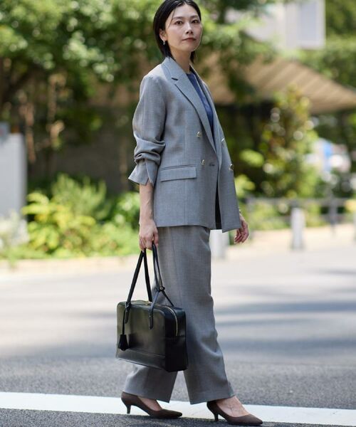 THE SHOP TK / ザ ショップ ティーケー テーラードジャケット | 【今羽織るなら】ダブルブレストジャケット【セットアップ可/洗える】 | 詳細12