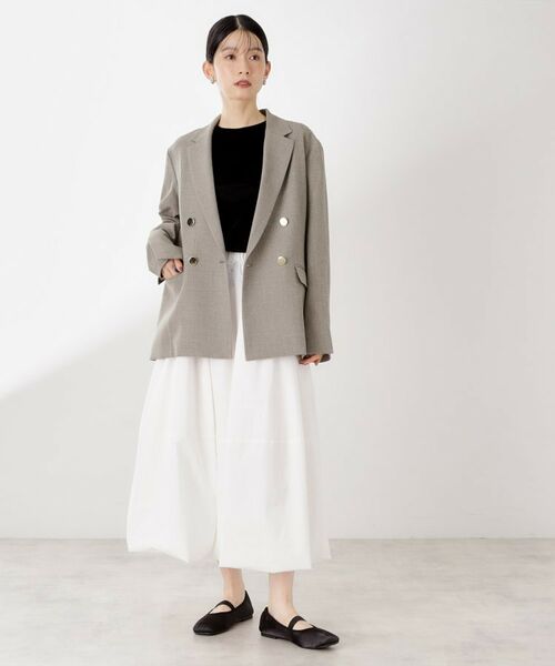 THE SHOP TK / ザ ショップ ティーケー テーラードジャケット | 【今羽織るなら】ダブルブレストジャケット【セットアップ可/洗える】 | 詳細16