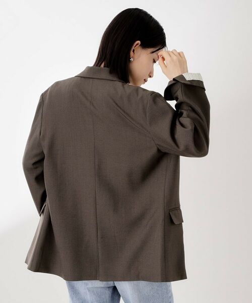 THE SHOP TK / ザ ショップ ティーケー テーラードジャケット | 【今羽織るなら】ダブルブレストジャケット【セットアップ可/洗える】 | 詳細19