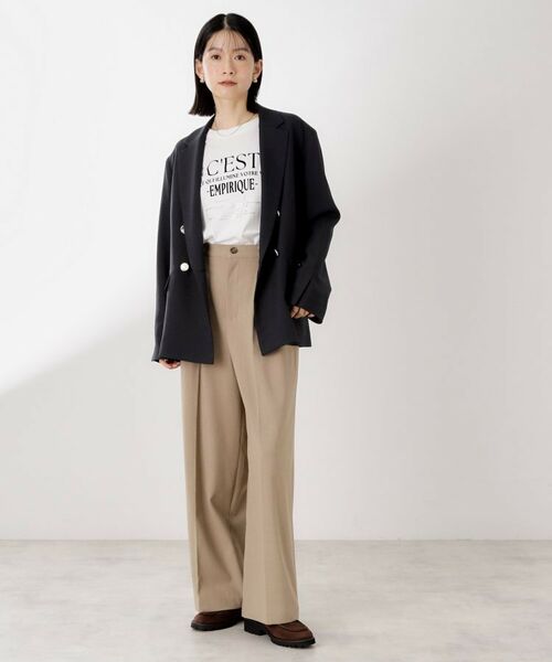 THE SHOP TK / ザ ショップ ティーケー テーラードジャケット | 【今羽織るなら】ダブルブレストジャケット【セットアップ可/洗える】 | 詳細25