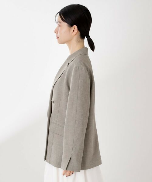THE SHOP TK / ザ ショップ ティーケー テーラードジャケット | 【今羽織るなら】ダブルブレストジャケット【セットアップ可/洗える】 | 詳細28