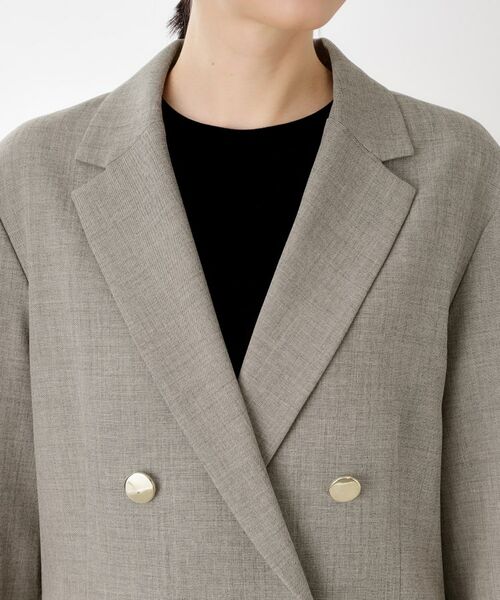 THE SHOP TK / ザ ショップ ティーケー テーラードジャケット | 【今羽織るなら】ダブルブレストジャケット【セットアップ可/洗える】 | 詳細30
