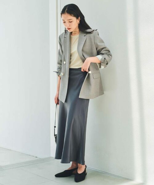 THE SHOP TK / ザ ショップ ティーケー テーラードジャケット | 【今羽織るなら】ダブルブレストジャケット【セットアップ可/洗える】 | 詳細9