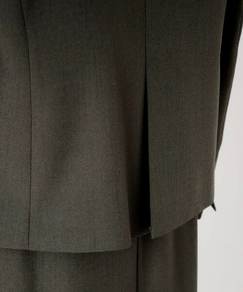 THE SHOP TK / ザ ショップ ティーケー ノーカラージャケット | ビジネスノーカラージャケット【セットアップ可/洗える】/CAVIANシリーズ | 詳細20