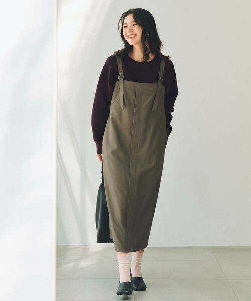 THE SHOP TK / ザ ショップ ティーケー ロング・マキシ丈ワンピース | ナローストラップジャンスカ | 詳細2