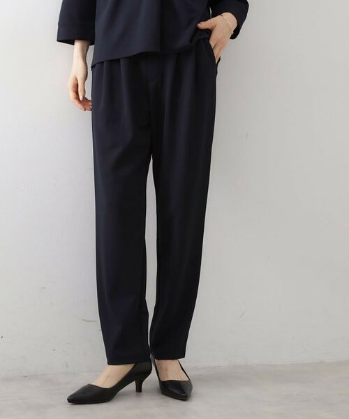 THE SHOP TK / ザ ショップ ティーケー セットアップ | 【着るだけでコーディネートが決まる】スキッパーブラウス&パンツセット | 詳細23