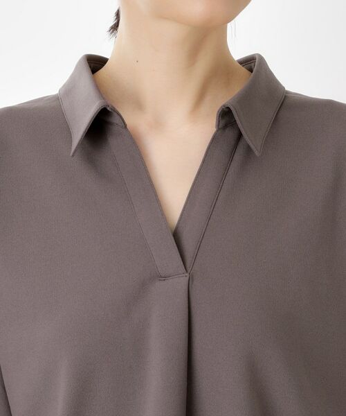 THE SHOP TK / ザ ショップ ティーケー セットアップ | 【着るだけでコーディネートが決まる】スキッパーブラウス&パンツセット | 詳細28