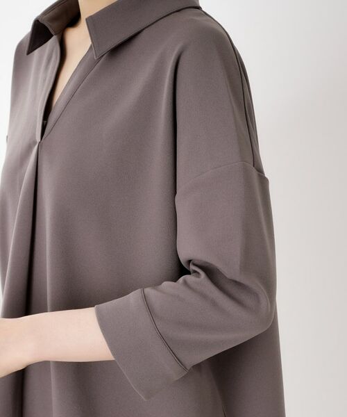 THE SHOP TK / ザ ショップ ティーケー セットアップ | 【着るだけでコーディネートが決まる】スキッパーブラウス&パンツセット | 詳細29