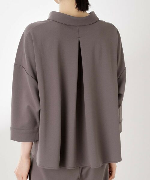 THE SHOP TK / ザ ショップ ティーケー セットアップ | 【着るだけでコーディネートが決まる】スキッパーブラウス&パンツセット | 詳細30